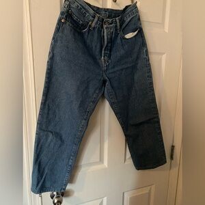 Levi's Relaxed Fit Blue Jeans for Woman